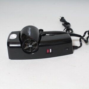 Jerdon ProVersa 1600 W Pro Wall Mount Hair Blow Dryer Black JWM8CB